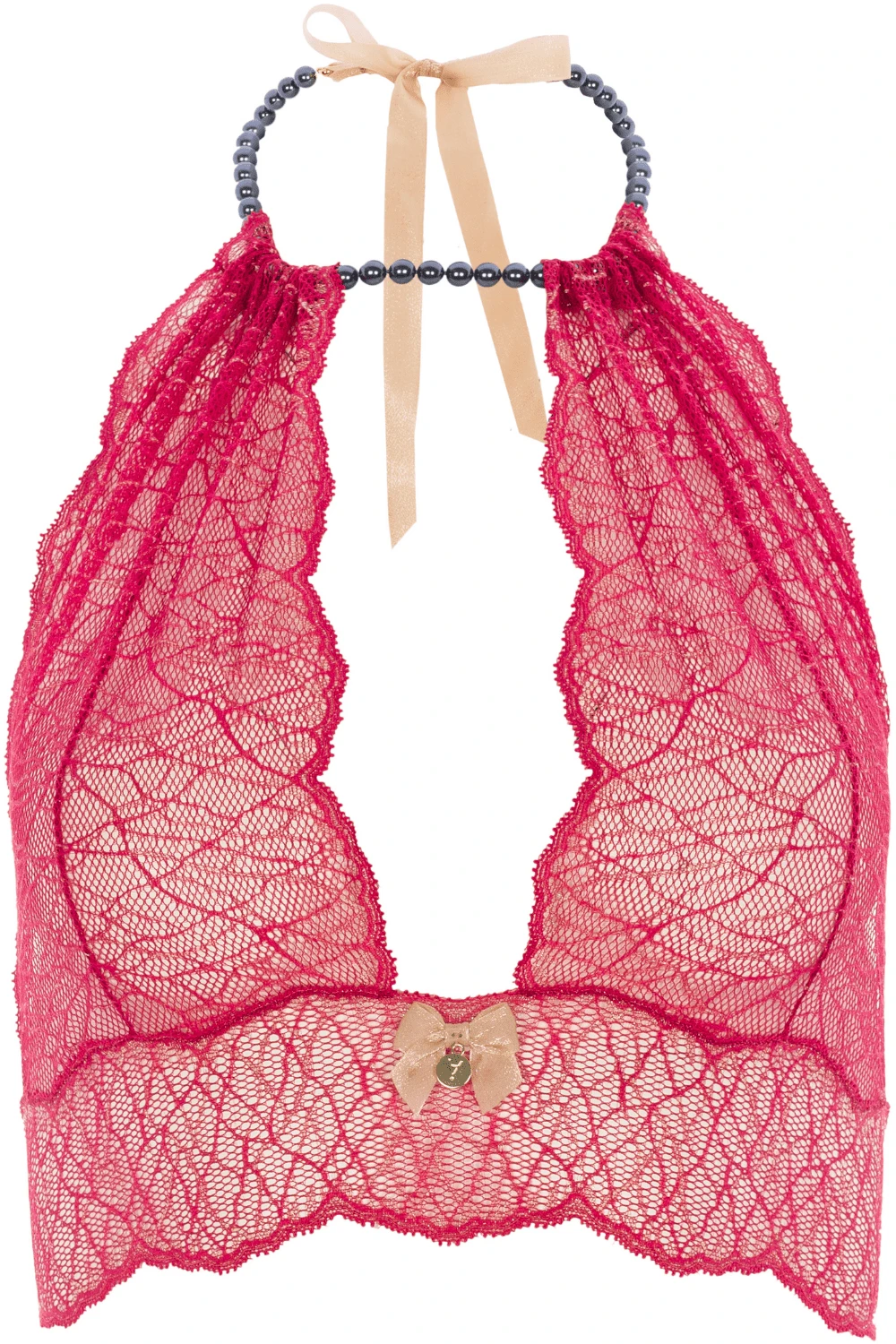 Sydney Dark Pearl Bralette Red 4 Sydney Dark Pearl Bralette Red - Image 2