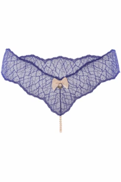 Fashion Lingerie Store -Fashion Lingerie Store bracli sydney single thong blue ghost front