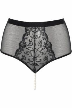Vienna Embroidery High Waist Brief, Size XL (UK 14-16) 10 Vienna Embroidery High Waist Brief, Size XL (UK 14-16) -Fashion Lingerie Store bracli vienna high waist brief ghost front