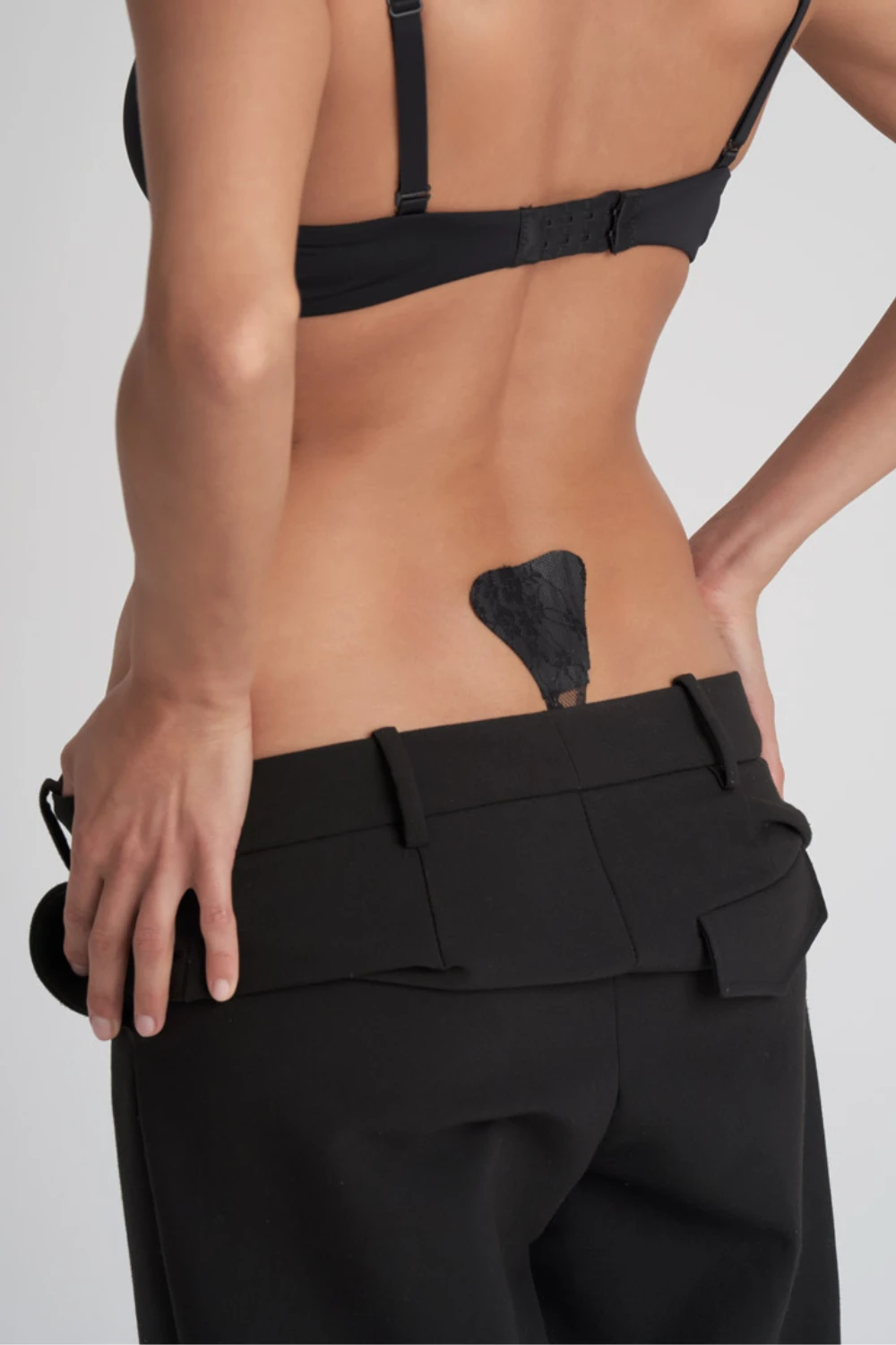 Bye Bra Adhesive Seamless Lace Thong 5 Bye Bra Adhesive Seamless Lace Thong - Image 3