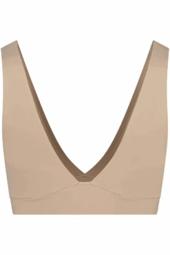 Bye Bra Deep Plunge Bra In Beige 10 Bye Bra Deep Plunge Bra In Beige -Fashion Lingerie Store bye bra deep plunge bra beige ghost back