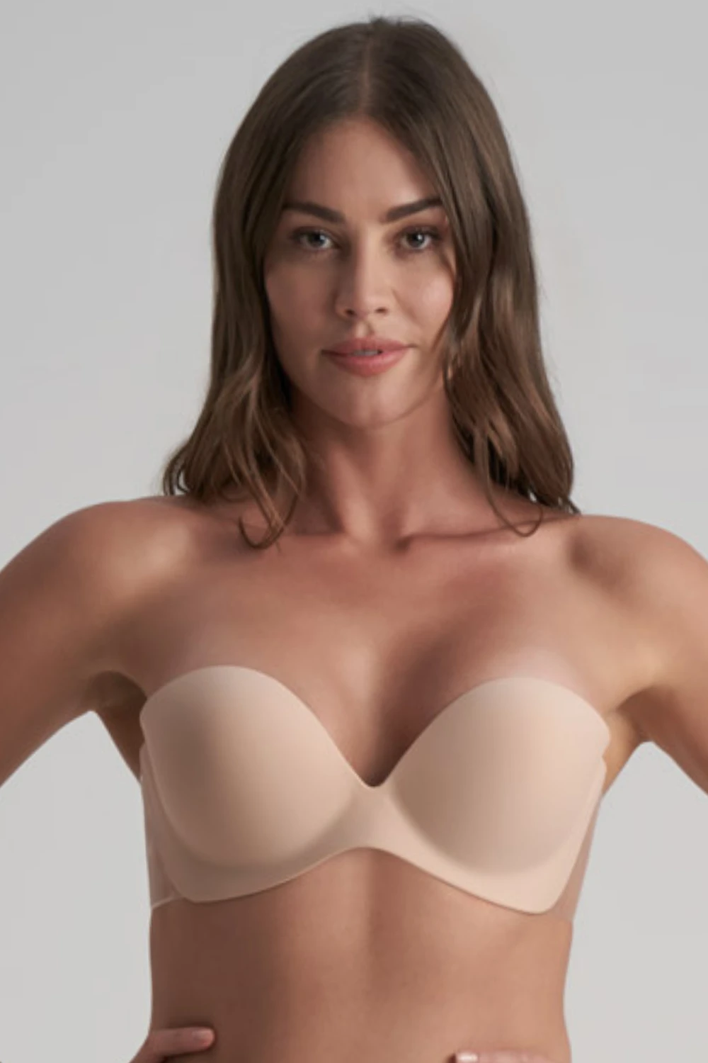 Bye Bra Diva Backless Adhesive Bra In Beige 3 Bye Bra Diva Backless Adhesive Bra In Beige