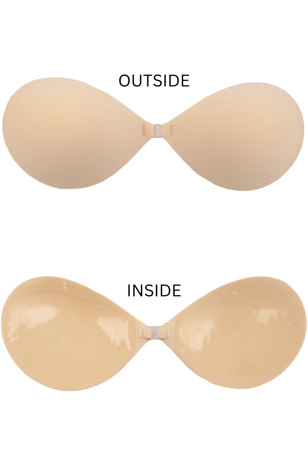 Bye Bra Invisible Adhesive Bra In Beige 4 Bye Bra Invisible Adhesive Bra In Beige - Image 2