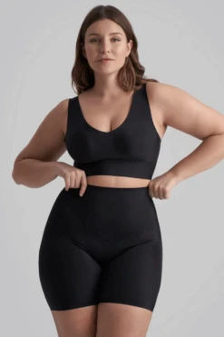 Bye Bra Invisible High Waist Short 12 Bye Bra Invisible High Waist Short -Fashion Lingerie Store bye bra invisible short black 3