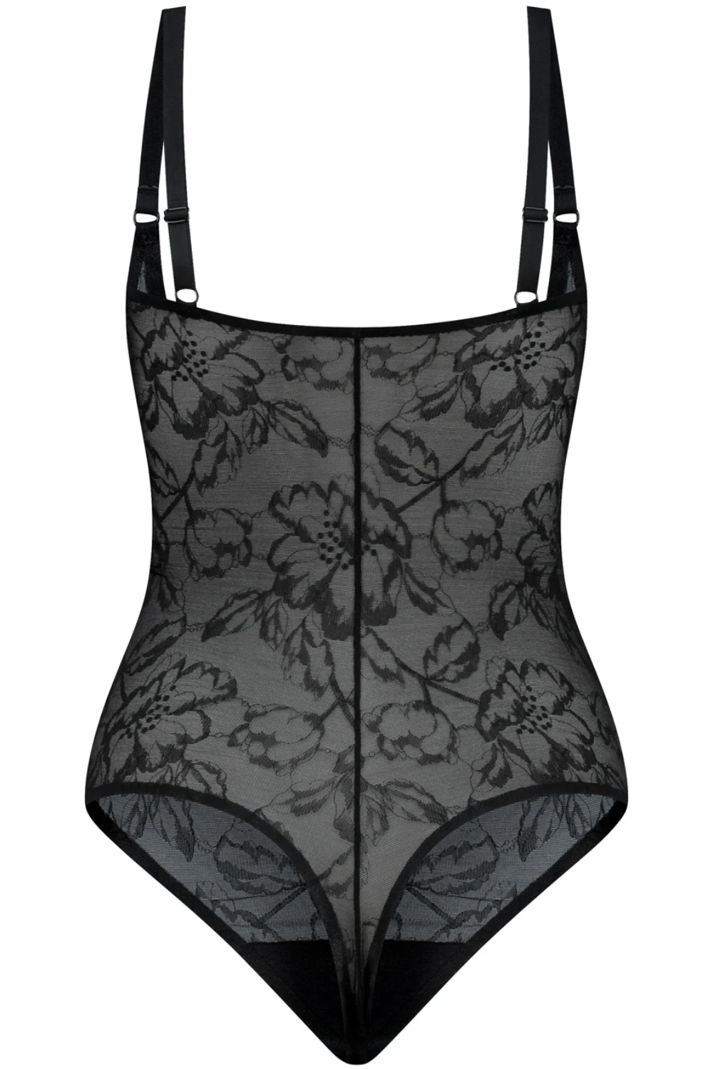 Bye Bra Lacy Open Bust Thong Bodysuit 6 Bye Bra Lacy Open Bust Thong Bodysuit - Image 4