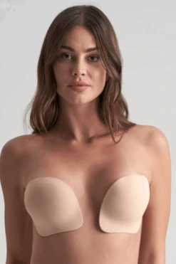 Bye Bra Adhesive Push-Up Cups In Beige