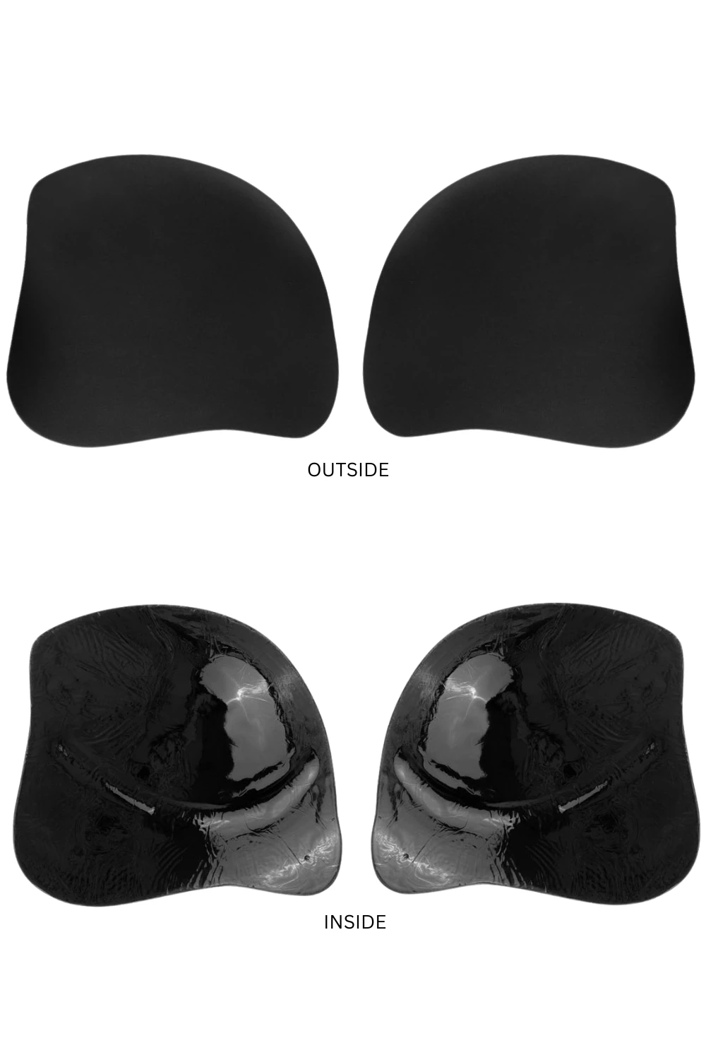 Bye Bra Adhesive Push-Up Cups In Black 4 Bye Bra Adhesive Push-Up Cups In Black - Image 2