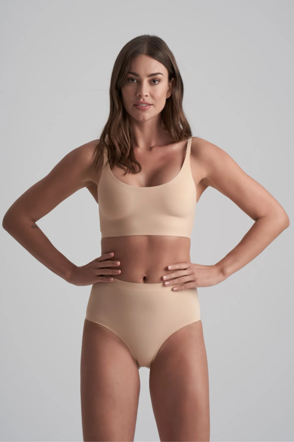 Bye Bra Round Neck Bra In Beige 4 Bye Bra Round Neck Bra In Beige - Image 2