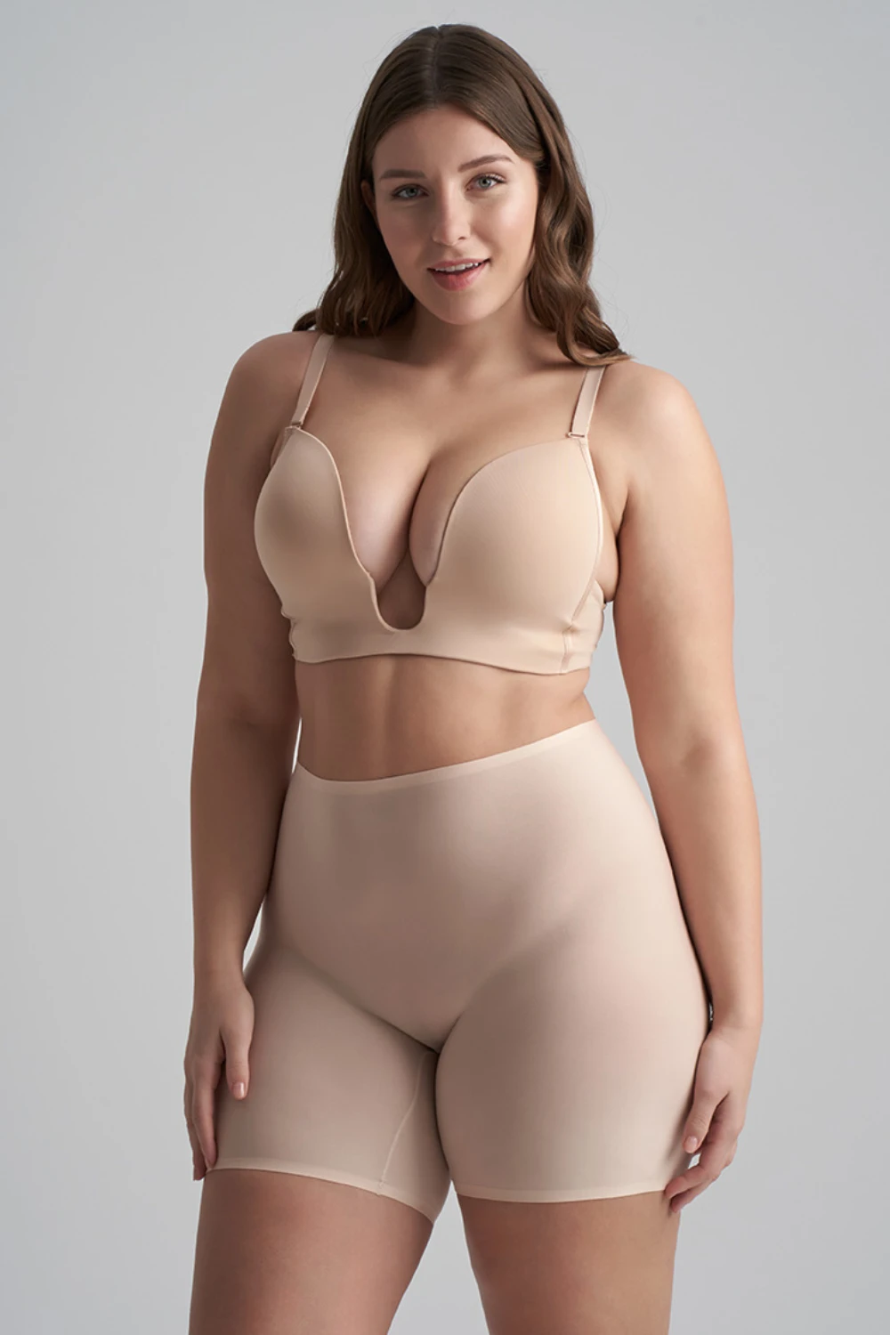 Bye Bra Ultra Plunge Bra In Beige 8 Bye Bra Ultra Plunge Bra In Beige - Image 6