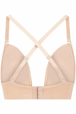 Bye Bra Ultra Plunge Bra In Beige 12 Bye Bra Ultra Plunge Bra In Beige -Fashion Lingerie Store bye bra ultra plunge bra beige ghost back