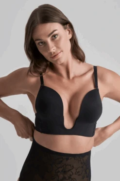 Bye Bra Ultra Plunge Bra In Black 14 Bye Bra Ultra Plunge Bra In Black -Fashion Lingerie Store bye bra ultra plunge bra black 1
