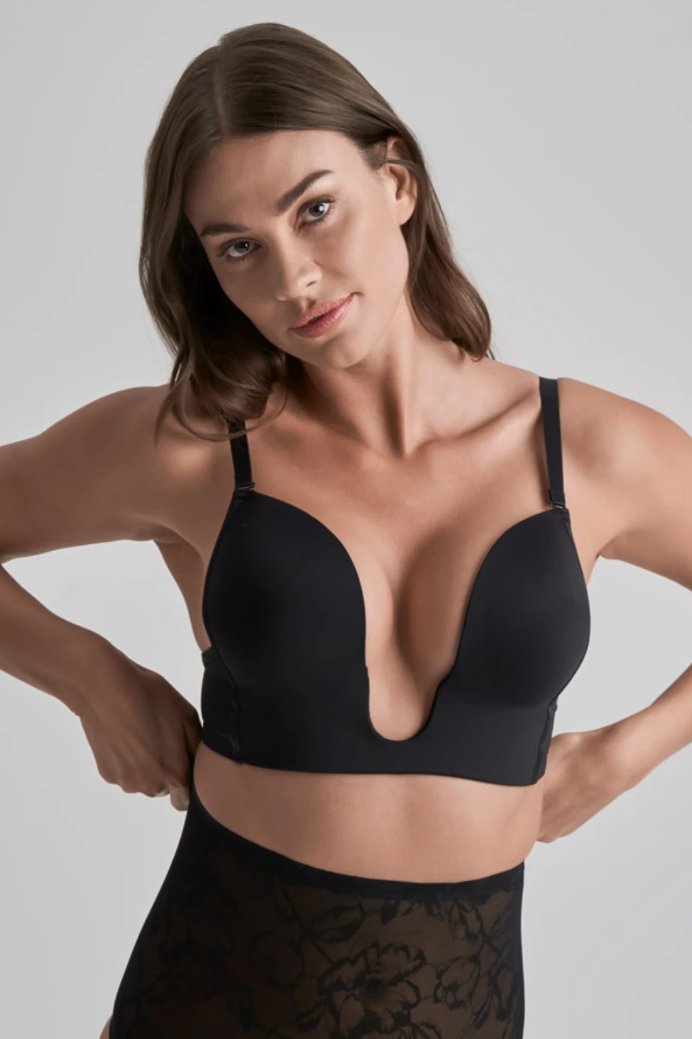 Bye Bra Ultra Plunge Bra In Black 7 Bye Bra Ultra Plunge Bra In Black - Image 5