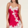 Italian Silk Chemise In Raspberry -Fashion Lingerie Store clara rossi silk chemise 407 h850