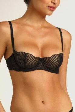 Athena Balcony Bra Black