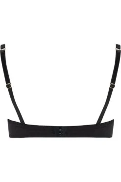 Athena Balcony Bra Black 11 Athena Balcony Bra Black -Fashion Lingerie Store coco de mer athena balcony bra ghost back