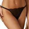 Athena Open Thong Black 1 Athena Open Thong Black -Fashion Lingerie Store coco de mer athena open thong 3