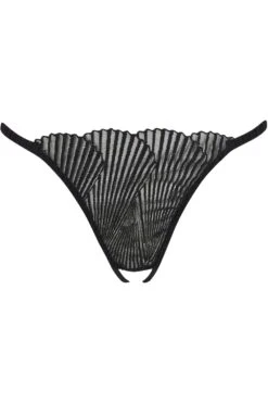 Fashion Lingerie Store -Fashion Lingerie Store coco de mer athena open thong ghost front