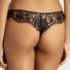 Hera Skirted Thong 2 Hera Skirted Thong -Fashion Lingerie Store coco de mer hera thong black 4