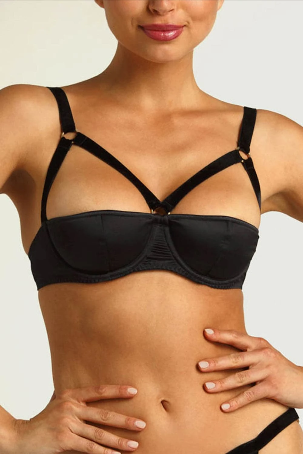 Persephone Underwired Half Cup Balcony Bra 3 Persephone Underwired Half Cup Balcony Bra