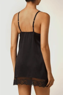 Seraphine Slip, Size L (UK 12-14) 10 Seraphine Slip, Size L (UK 12-14) -Fashion Lingerie Store coco de mer seraphine slip black 2