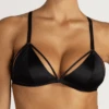 Sylph Triangle Bra, Size M (UK 10-12) 2 Sylph Triangle Bra, Size M (UK 10-12) -Fashion Lingerie Store coco de mer sylph triangle bra black 1