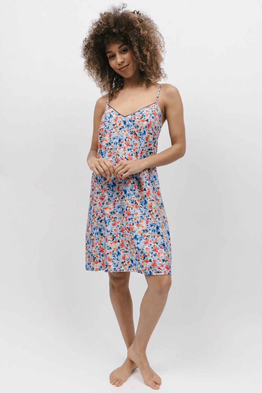 Cyberjammies Bea Ditsy Floral Print Chemise 7 Cyberjammies Bea Ditsy Floral Print Chemise - Image 5