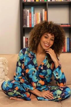 Cyberjammies Bea Floral Print Long Sleeve Pyjama Top, Size UK 8 12 Cyberjammies Bea Floral Print Long Sleeve Pyjama Top, Size UK 8 -Fashion Lingerie Store cyberjammies bea floral print long sleeve pyjama top 6