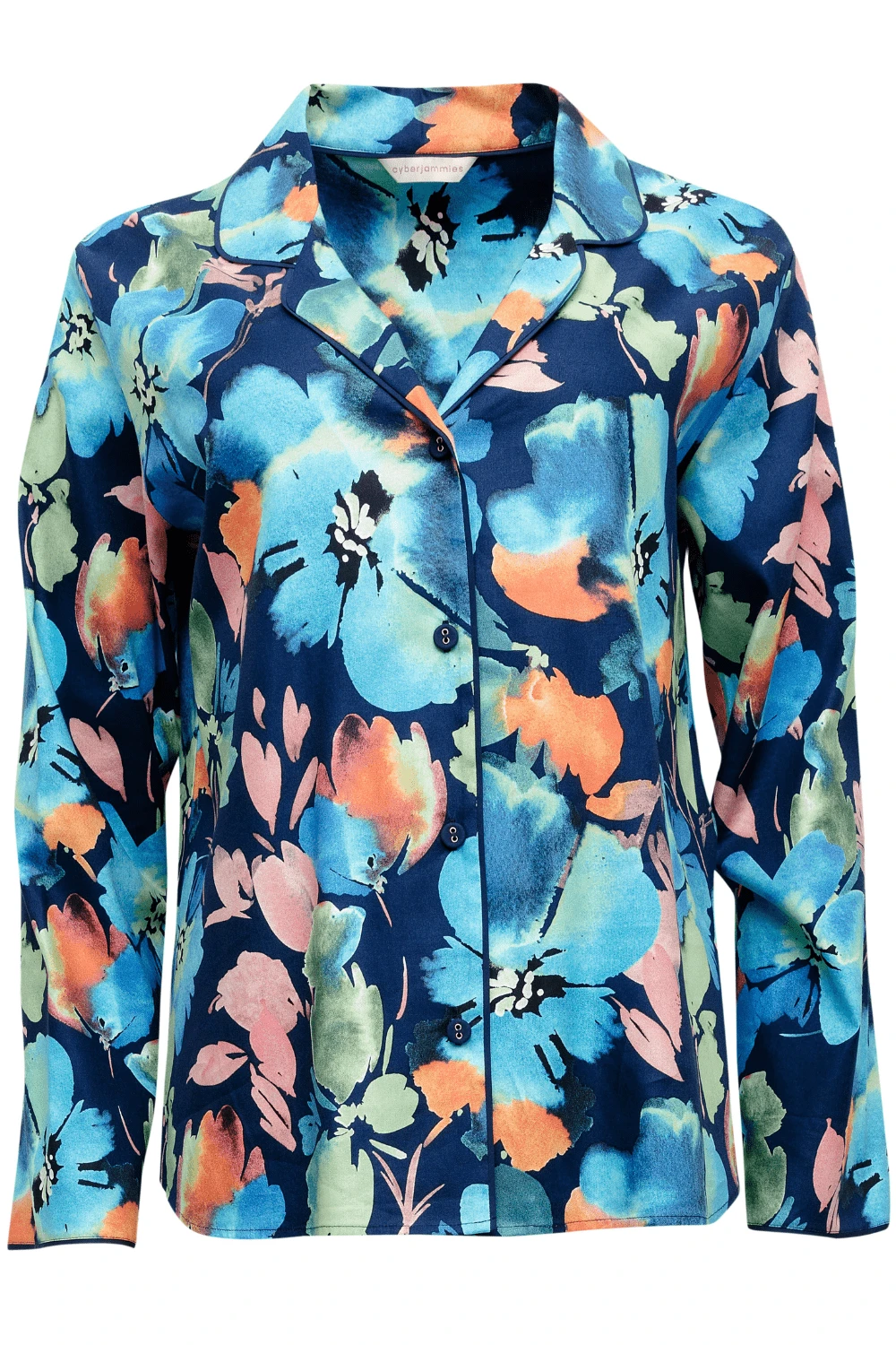 Cyberjammies Bea Floral Print Long Sleeve Pyjama Top, Size UK 8 4 Cyberjammies Bea Floral Print Long Sleeve Pyjama Top, Size UK 8 - Image 2