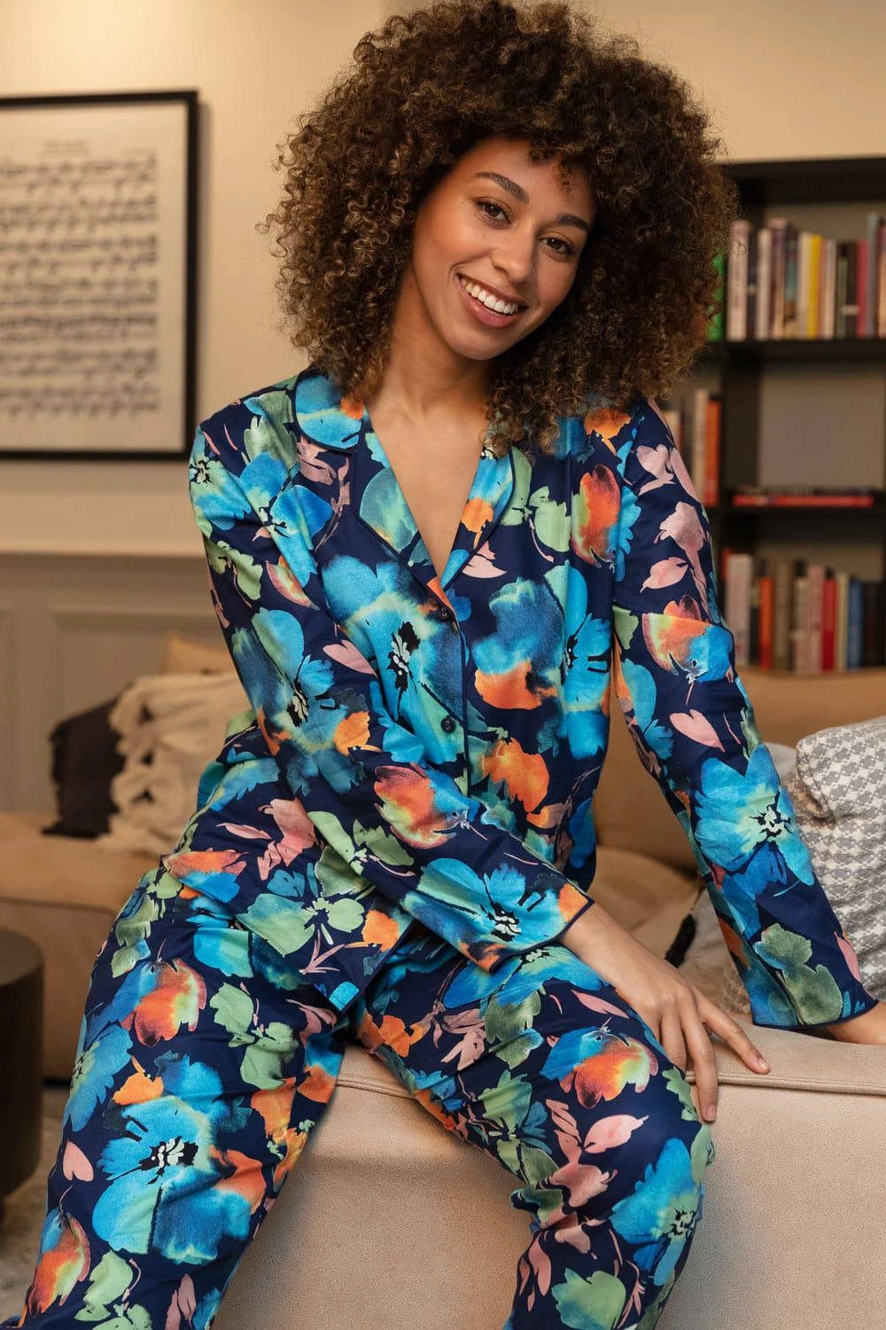 Cyberjammies Bea Floral Print Pyjama Pants 6 Cyberjammies Bea Floral Print Pyjama Pants - Image 4