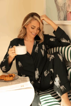 Cyberjammies Blake Zebra Print Pyjama Top, Size UK 8