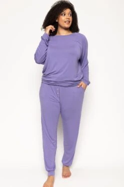Cyberjammies Camila Lilac Jersey Pants -Fashion Lingerie Store cyberjammies camila jersey pyjama pants 9378 2