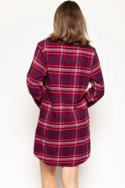 Cyberjammies Clarissa Check Nightshirt 8 Cyberjammies Clarissa Check Nightshirt -Fashion Lingerie Store cyberjammies clarissa check nightshirt 9373 2