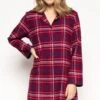 Cyberjammies Clarissa Check Nightshirt 2 Cyberjammies Clarissa Check Nightshirt -Fashion Lingerie Store cyberjammies clarissa check nightshirt 9373 3