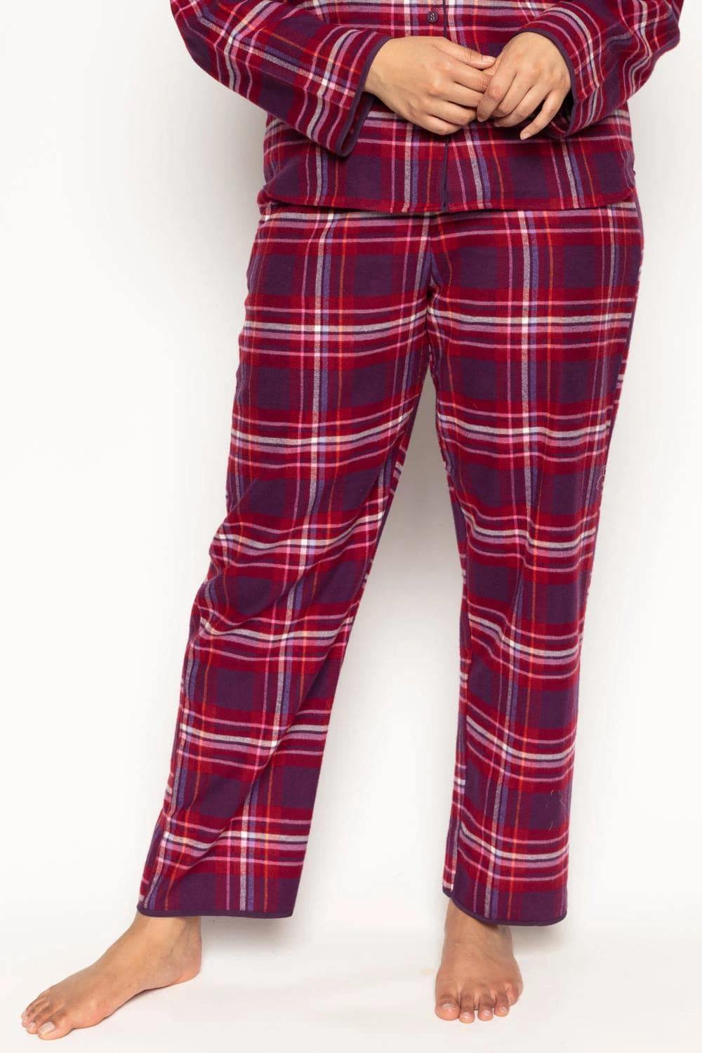 Cyberjammies Clarissa Check Pyjama Pants, Size UK 8 3 Cyberjammies Clarissa Check Pyjama Pants, Size UK 8