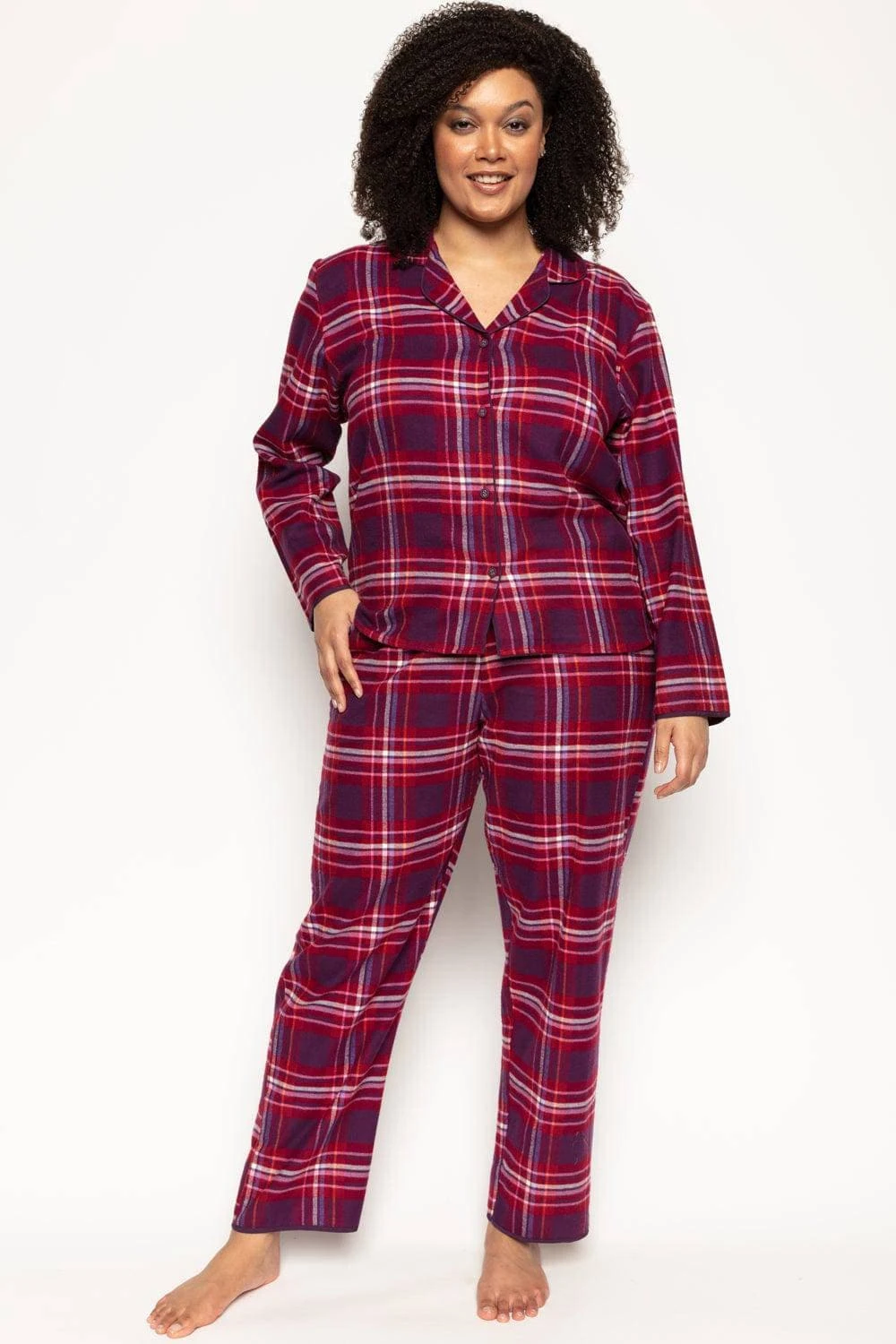 Cyberjammies Clarissa Check Pyjama Pants, Size UK 8 8 Cyberjammies Clarissa Check Pyjama Pants, Size UK 8 - Image 6
