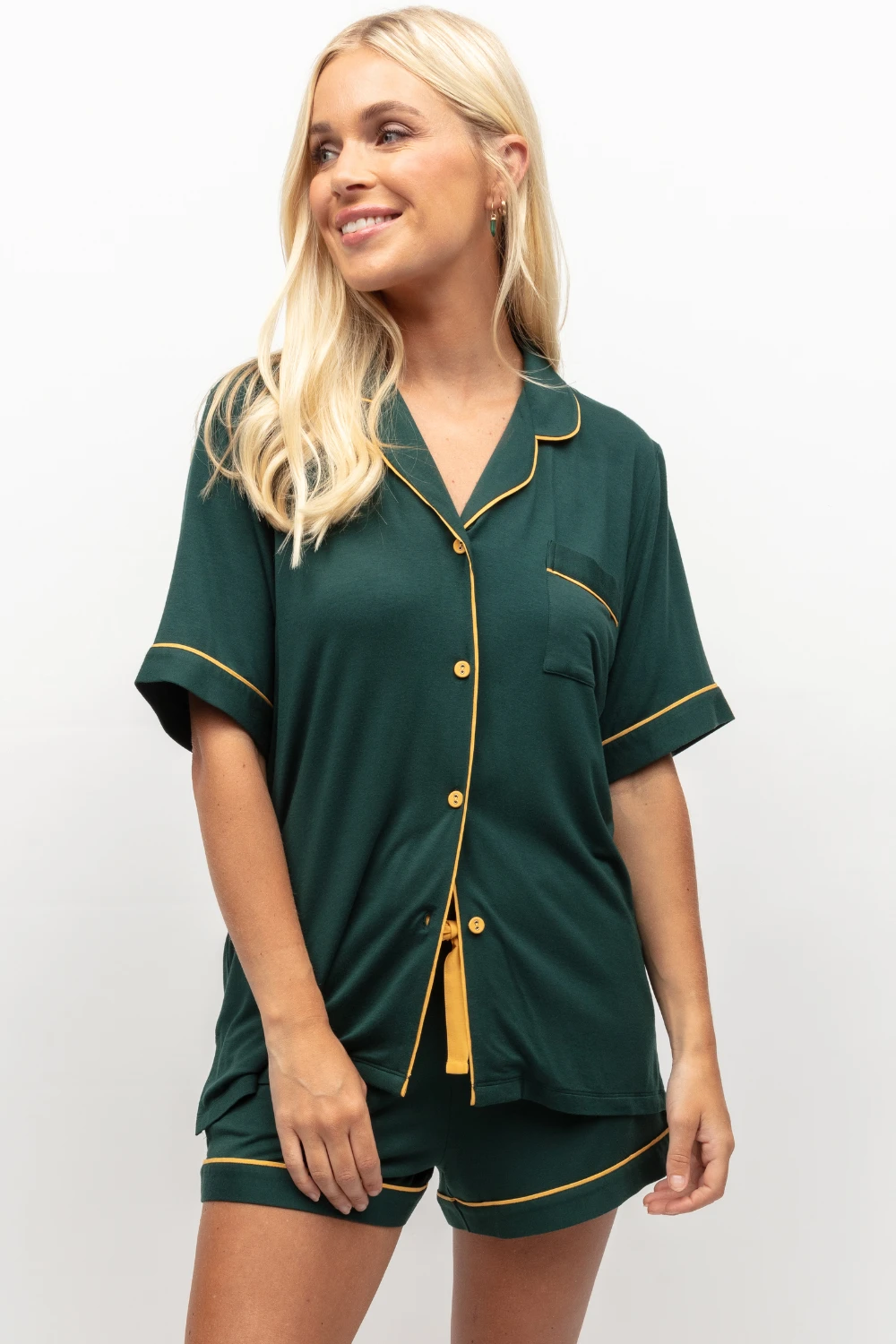 Cyberjammies Gabrielle Green Revere Jersey Shorty Set 6 Cyberjammies Gabrielle Green Revere Jersey Shorty Set - Image 4