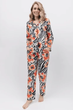 Cyberjammies Nicole Animal Floral Print Pyjama Pants
