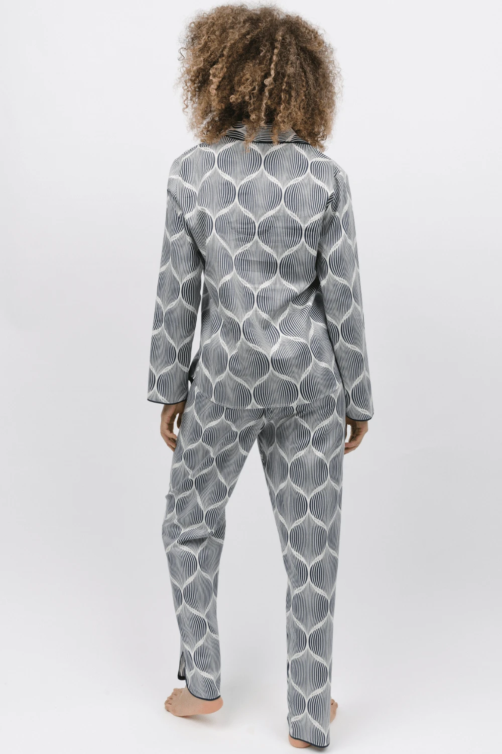 Cyberjammies Nicole Geo Print Long Sleeve Pyjama Top 8 Cyberjammies Nicole Geo Print Long Sleeve Pyjama Top - Image 6