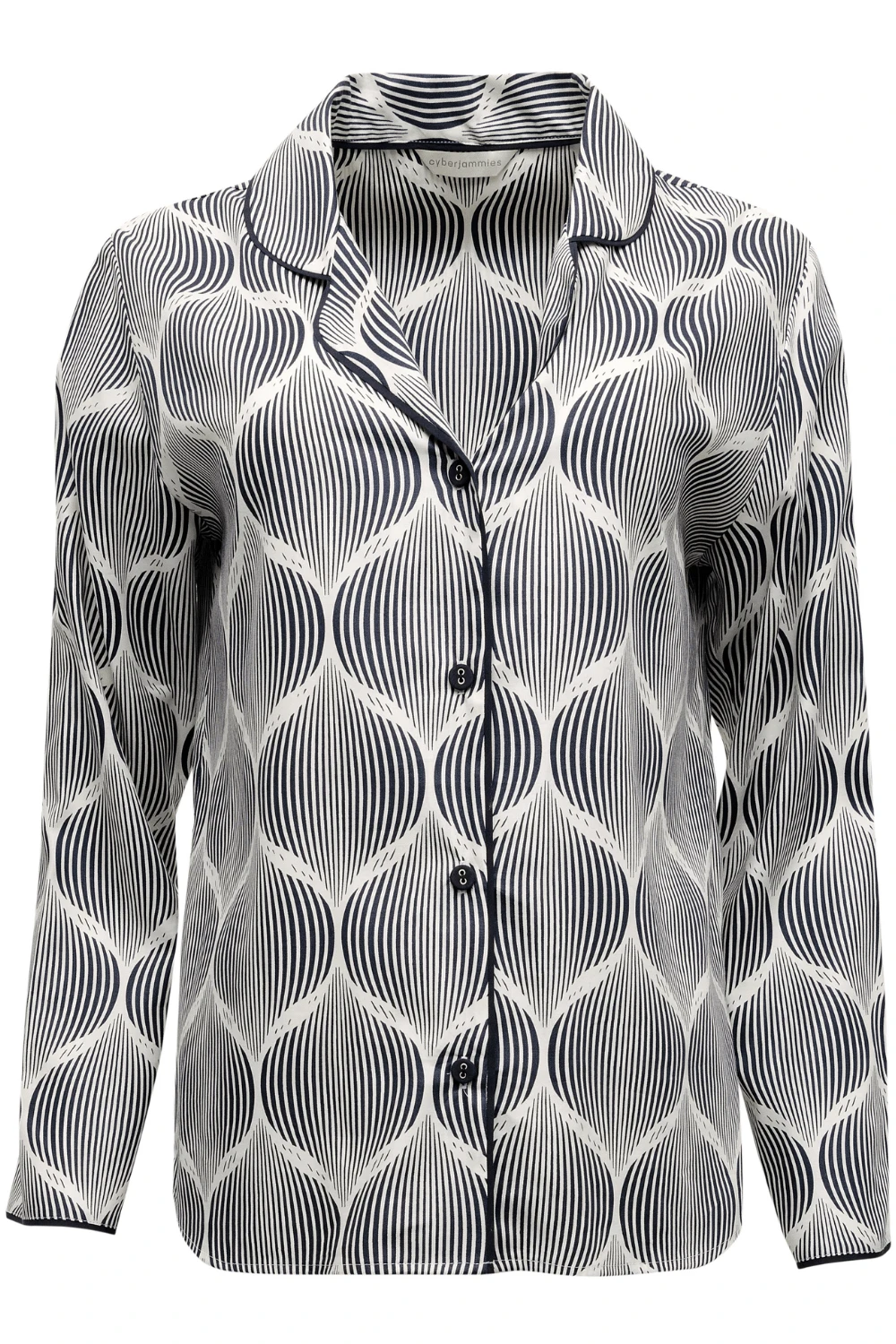 Cyberjammies Nicole Geo Print Long Sleeve Pyjama Top 4 Cyberjammies Nicole Geo Print Long Sleeve Pyjama Top - Image 2