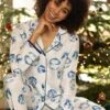 Cyberjammies Riley Bauble Print Pyjama Top, Size UK 14 1 Cyberjammies Riley Bauble Print Pyjama Top, Size UK 14 -Fashion Lingerie Store cyberjammies riley bauble print pyjama top 9453 6