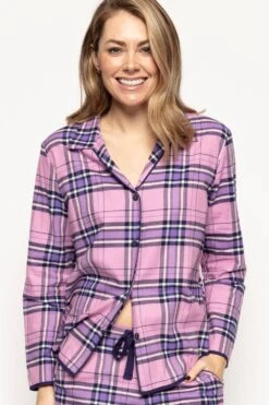 Cyberjammies Violet Check Pyjama Top 11 Cyberjammies Violet Check Pyjama Top -Fashion Lingerie Store cyberjammies violet check pyjama top 9463 1