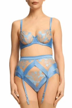 Rosabelle Underwire Bra In Ethereal Blue 15 Rosabelle Underwire Bra In Ethereal Blue -Fashion Lingerie Store dita von teese rosabelle underwire bra ethereal blue 5