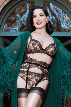 Rose Glambition Underwire Bra 12 Rose Glambition Underwire Bra -Fashion Lingerie Store dita von teese rose glambition underwire bra black 3