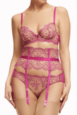 Severine Brief In Rubine, Size XS (UK 8) 9 Severine Brief In Rubine, Size XS (UK 8) -Fashion Lingerie Store dita von teese severine brief pnk638 3
