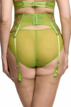 Severine Foil Suspender In Absinthe 8 Severine Foil Suspender In Absinthe -Fashion Lingerie Store dita von teese severine foil suspender absinthe 2