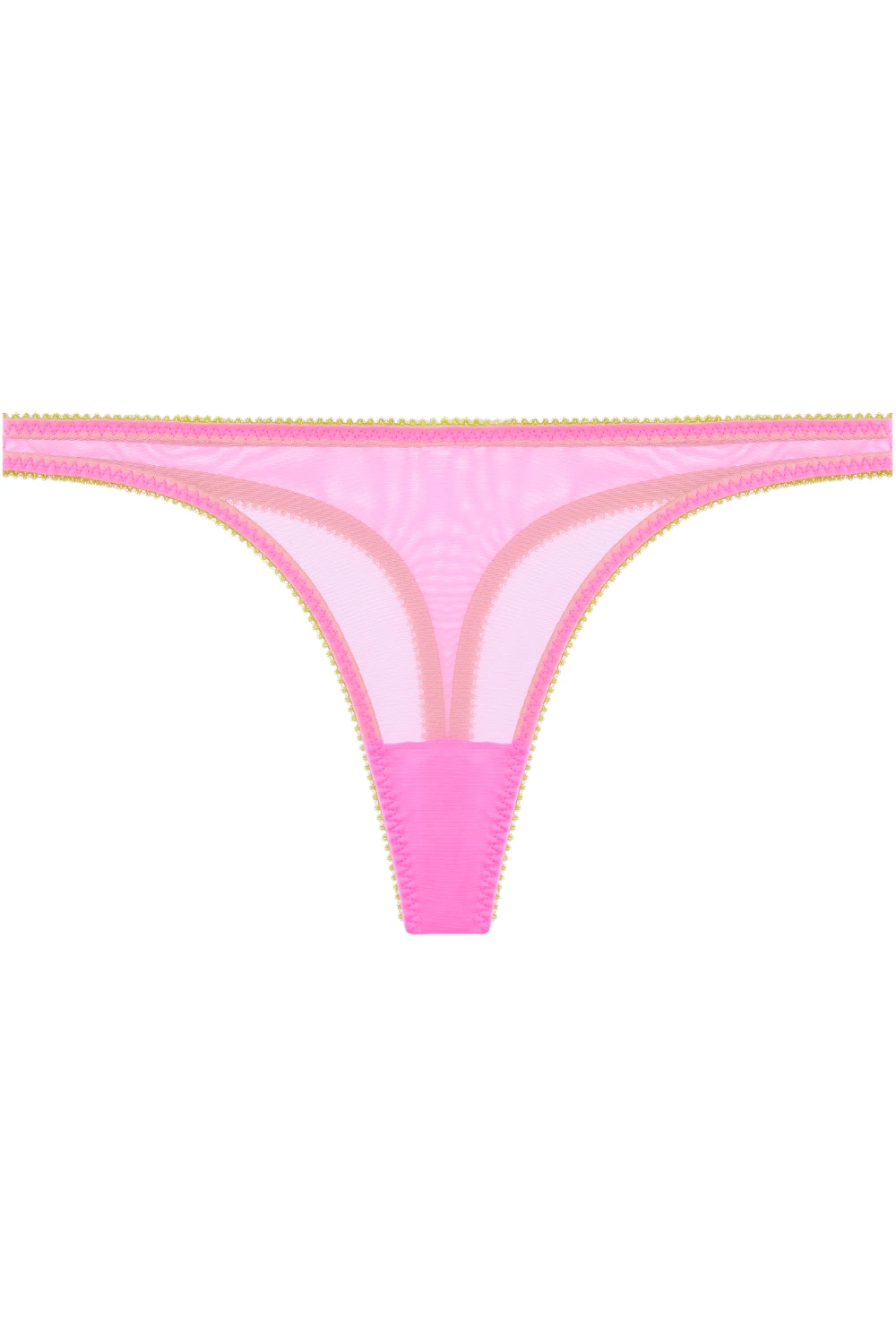 DORA LARSEN Hattie Tulle Thong Pink 4 DORA LARSEN Hattie Tulle Thong Pink - Image 2