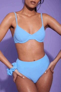 DORA LARSEN Phoebe Underwired Bikini Top Blue 12 DORA LARSEN Phoebe Underwired Bikini Top Blue -Fashion Lingerie Store dora larsen phoebe underwired bikini top 4