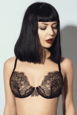 Pitch Lace Underwired Bra 9 Pitch Lace Underwired Bra -Fashion Lingerie Store elf zhou pitch lace bra 1