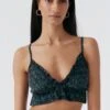 Botanist Silk Cropped Ruffled Bralette 1 Botanist Silk Cropped Ruffled Bralette -Fashion Lingerie Store else botanist bralette 1