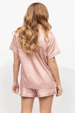 Highbury Shorty Pyjama Set 9 Highbury Shorty Pyjama Set -Fashion Lingerie Store fable eve highbury shorty pyjama set light pink 2